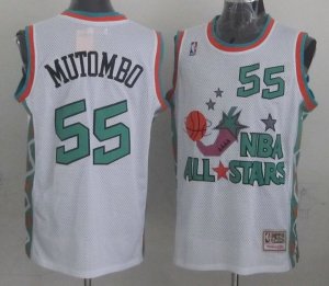 Mutombo 1996 all star game jersey white